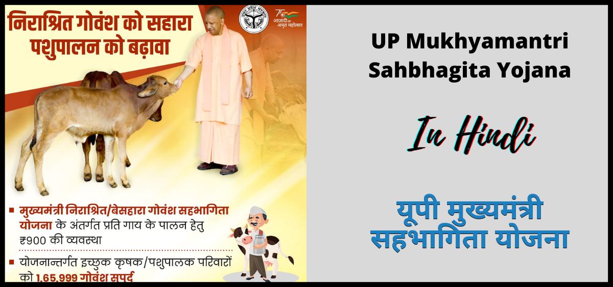 उत्तर प्रदेश मुख्यमंत्री निराश्रित बेसहारा गोवंश सहभागिता योजना 2024 | Uttar Pradesh Nirashrit Besahara Govansh Sahbhagita Yojana 2024