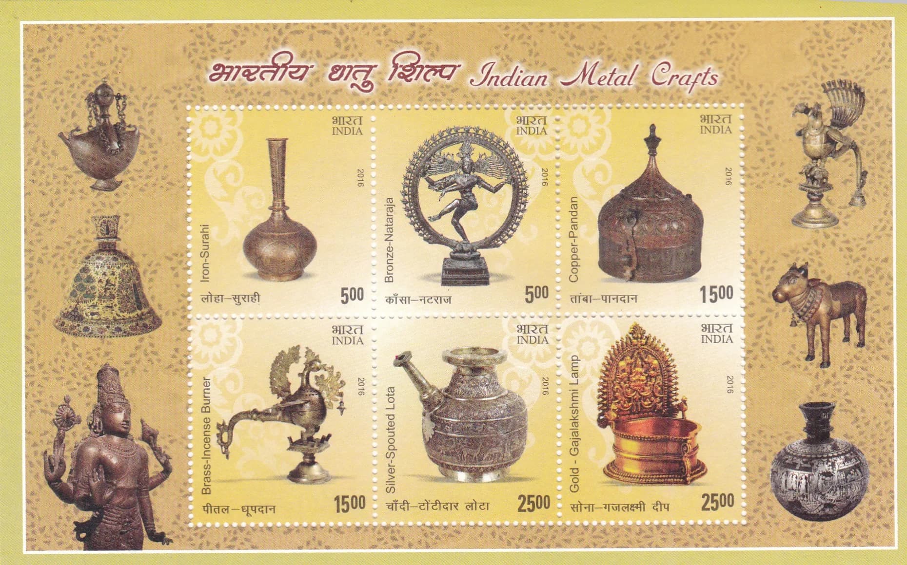 showing the image of "धातुकर्म (Metallurgy)", one of the Ancient Indian Technology which is extinct today.