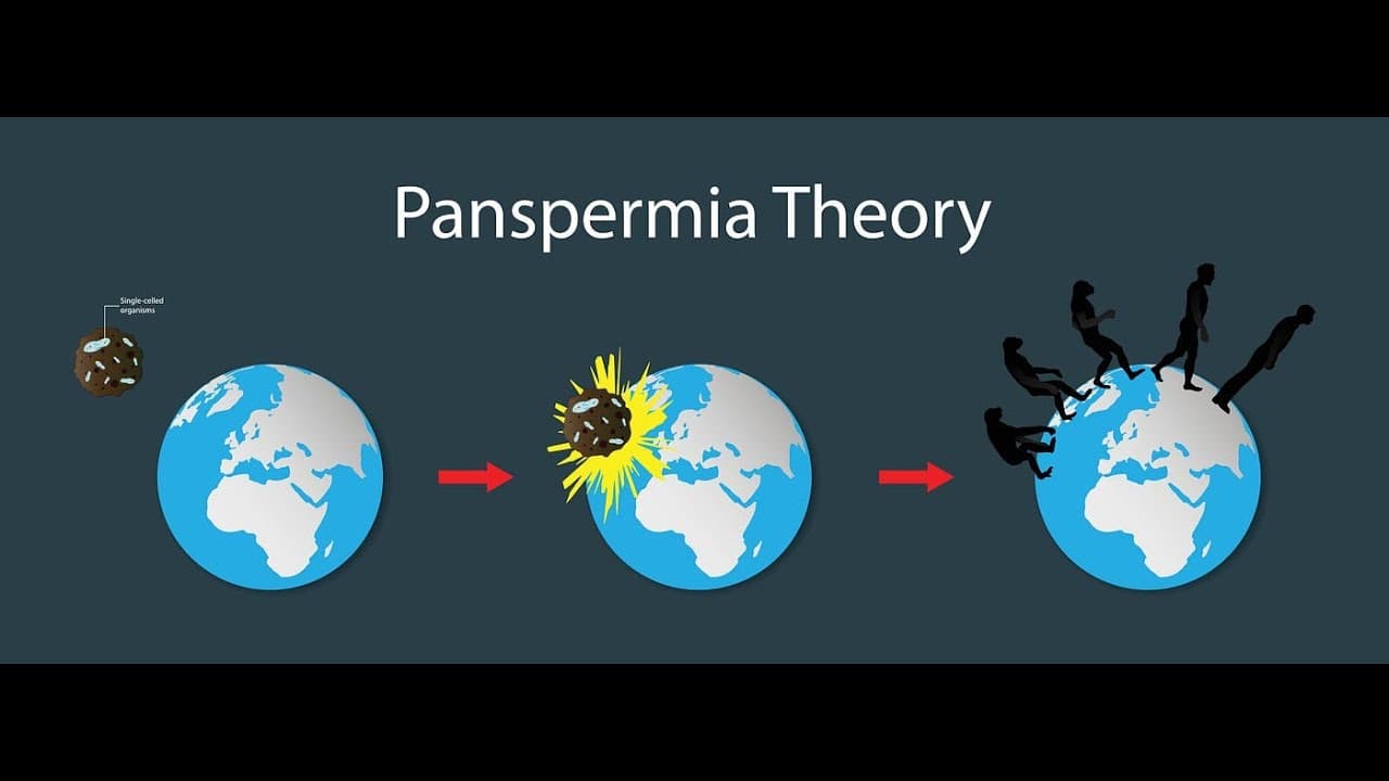 showing the image of " पैनस्पर्मिया सिद्धांत (Panspermia theory) ", one of the 10 Alien Life Evidences