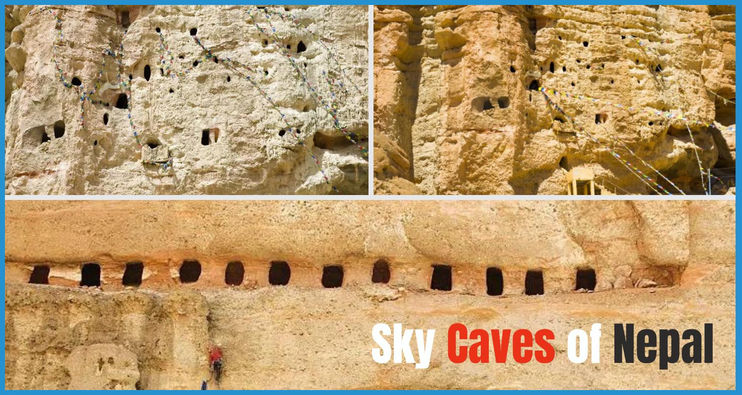 showing the image of Sky Caves of Nepal