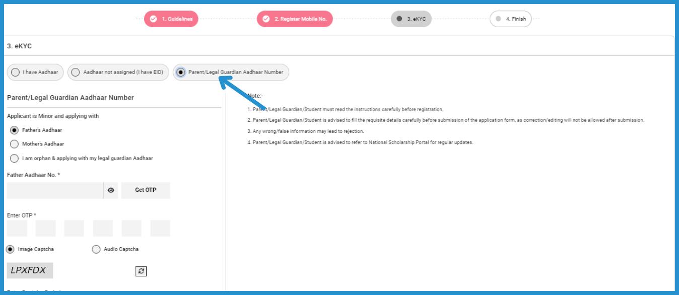 showing the image of NSP portal National Scholarship Portal 2024-25 NSP Login Check Status Last Date