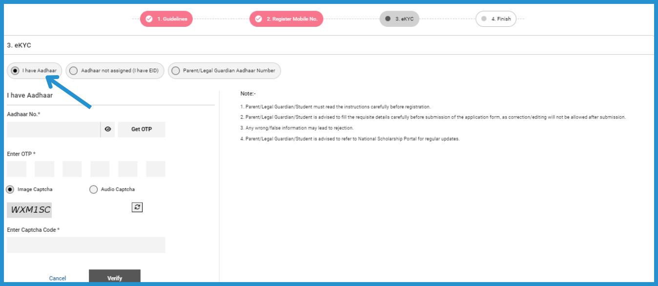 showing the image of NSP portal National Scholarship Portal 2024-25 NSP Login Check Status Last Date