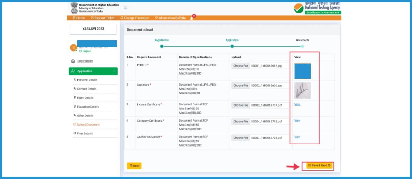 Showing the image of PM Yashasvi Scholarship 2024 in hindi online application.