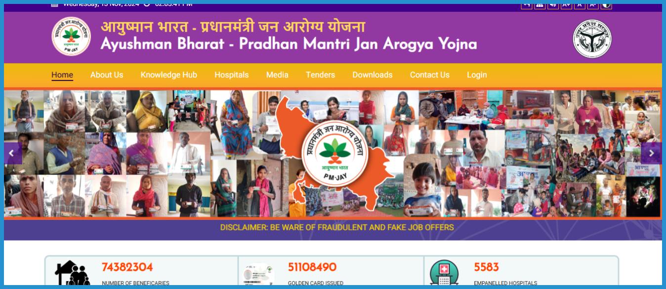 showing the image of Ayushman Card Online Registration 2024 how to create Ayushman health ID card Online through SETU portal