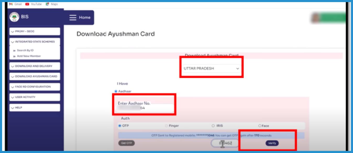 showing the image of Ayushman Card Online Registration 2024 how to create Ayushman health ID card Online through SETU portal