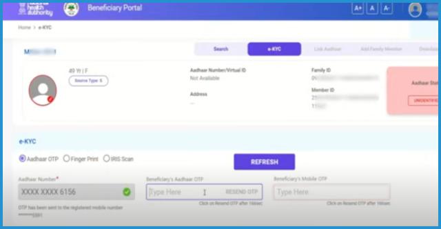 showing the image of Ayushman Card Online Registration 2024 how to create Ayushman health ID card Online PM-JAY card