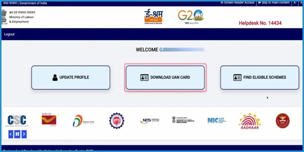 showing the image of e-Shram Card Yojana 2024 apply for e-Shram Card 2024