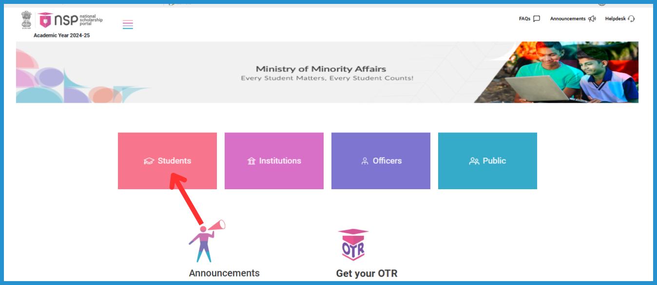 showing the image of Central Sector Scheme of Scholarship (CSSS)2024 online registration through nps portal