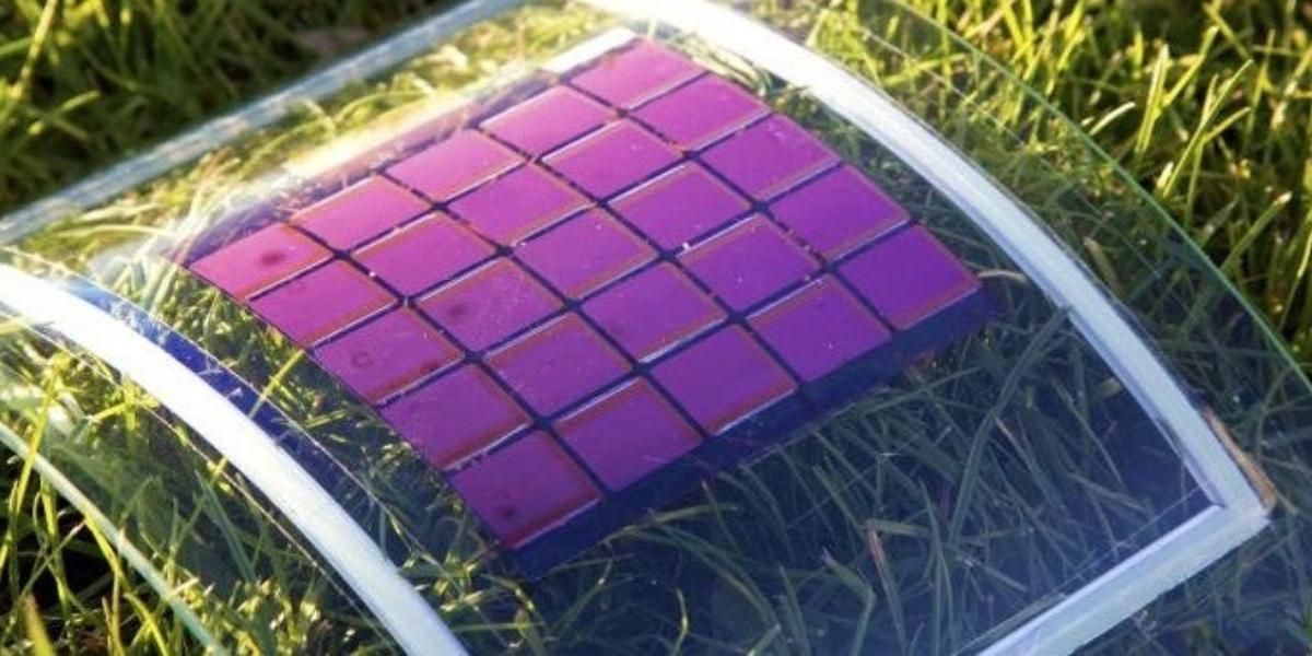 showing the image of Organic Photovoltaic (OPV) Solar Panels, which is the type of thin solar panels