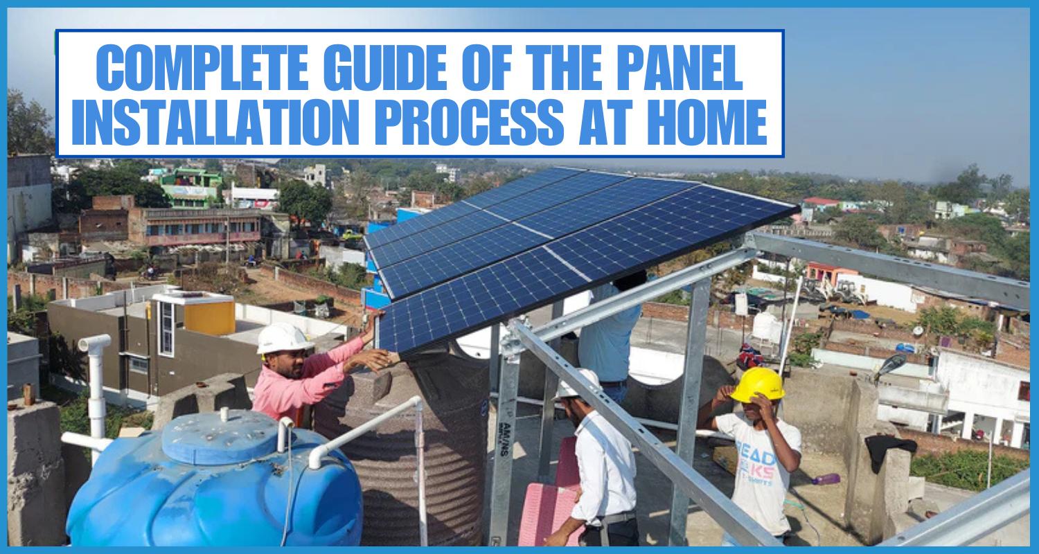 showing the image of How to Install a Solar Panel at Home Step-by-Step Process