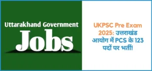this is the image of UKPSC Pre Exam 2025