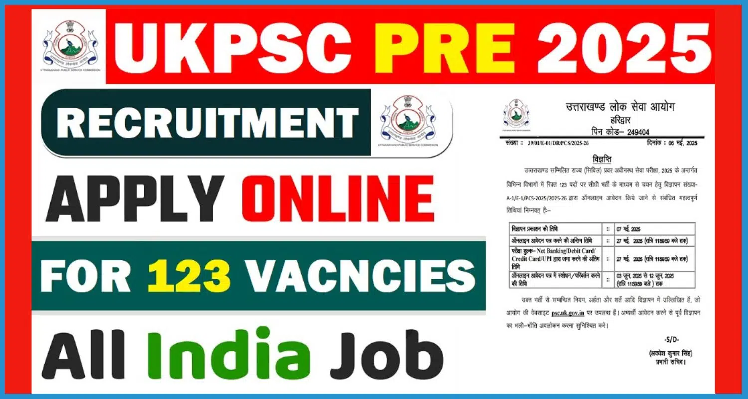 this is the image of UKPSC Eligibility Criteria 2025