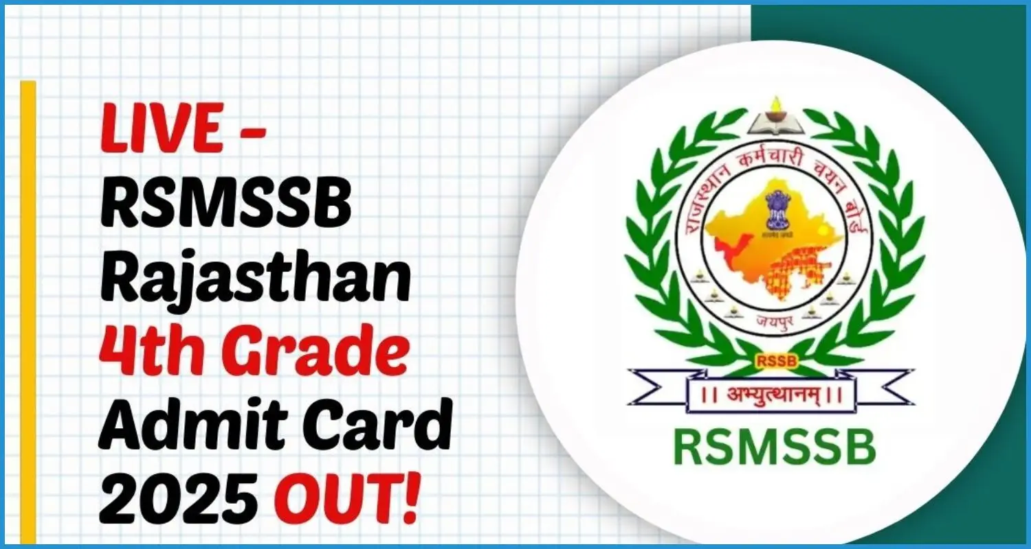 this is the image of RSMSSB Hall Ticket 2025