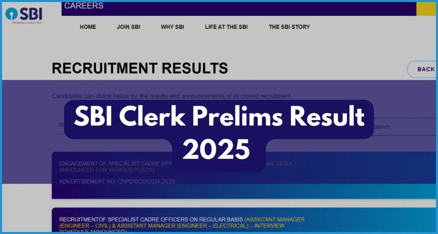 this is the image of sbi clerk prelims cut off 2025